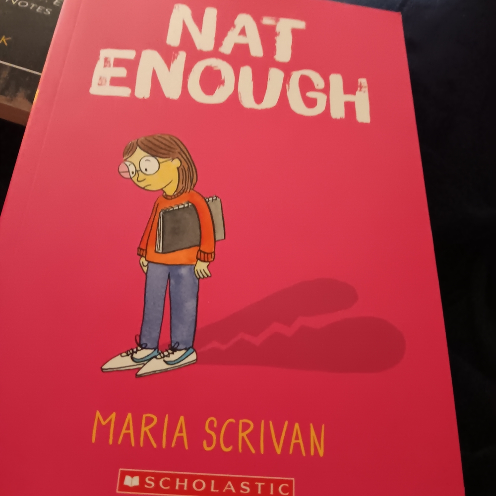 Scholastic Bright Pink 'Nat Enough' by Maria Scrivan